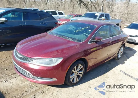 2015 Chrysler 200 Limited из США, поврежденный, VIN 1C3CCCAB6FN711076